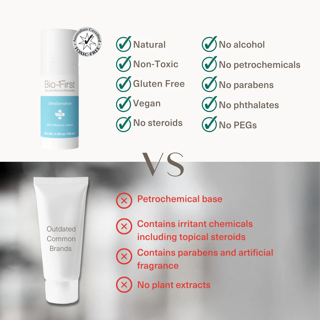 Rebuild skin barrier function with Bio-First's holistic remedies.