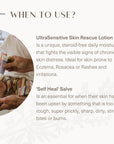 When to use - Natural Remedies for Eczema and Rosacea prone skin as well as natural first aid
