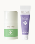 Nourish and soothe distressed skin with Bio-First's holistic skin health duo.