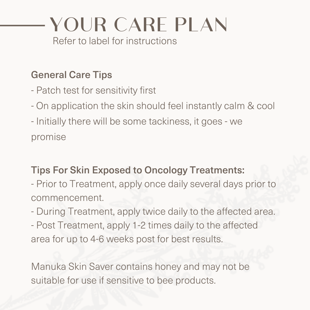 Manuka Skin Saver - Radiotherapy &amp; Oncology Care