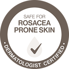 Safe for Rosacea Prone Skin Certification